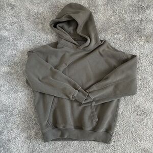 Abercrombie Olive Green Oversized Essentials Hoodie
